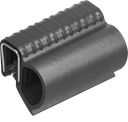 Joint d'étanchéité à clipser, caoutchouc mousse EPDM; joint pare brise EPDM 65 ± 5 Shore A noir
