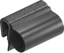 joint d'étanchéité à clipser, caoutchouc mousse EPDM; joint pare brise PVC 70 ± 5 Shore A noir