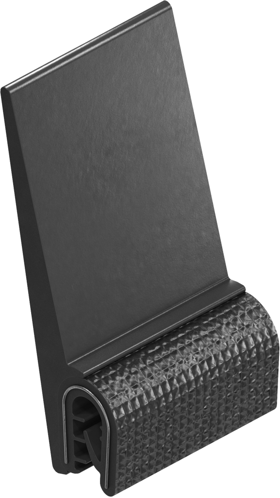 Guarnizione autobloccante, gomma spugnosa EPDM; profilo autobloccante PVC 70 ± 5 Shore A nero