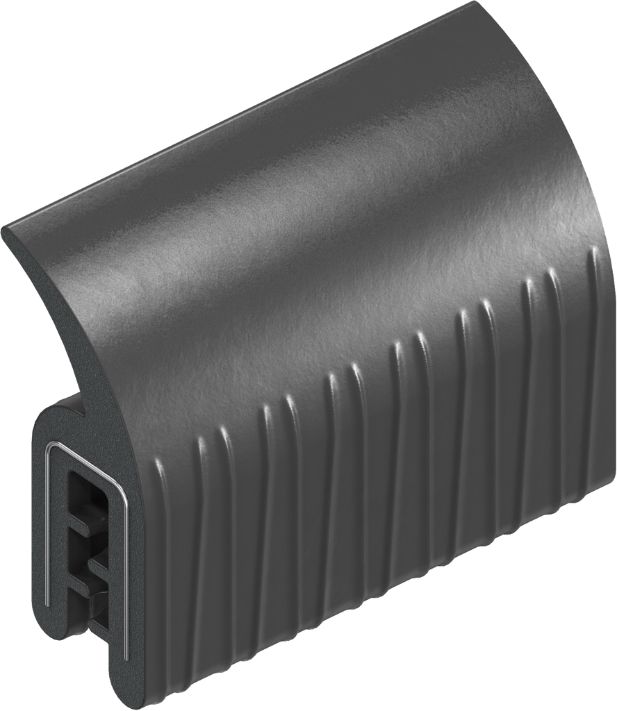 Sealing profile, self-clamping, EPDM 60 ± 5 Shore A black