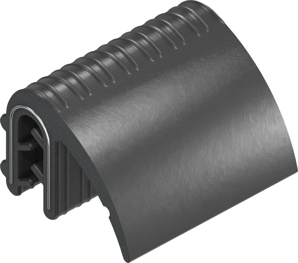Perfil de junta para montaje a presión, EPDM 60 ± 5 Shore A negro