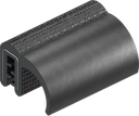 Afdichtprofiel zelfklemmend, Sponsrubber EPDM; klemprofiel EPDM 60 ± 5 Shore A zwart