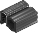 Afdichtprofiel zelfklemmend, Sponsrubber EPDM; klemprofiel EPDM 65 ± 5 Shore A zwart