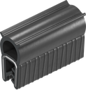 joint d'étanchéité à clipser, caoutchouc mousse EPDM; joint pare brise EPDM 65 ± 5 Shore A noir