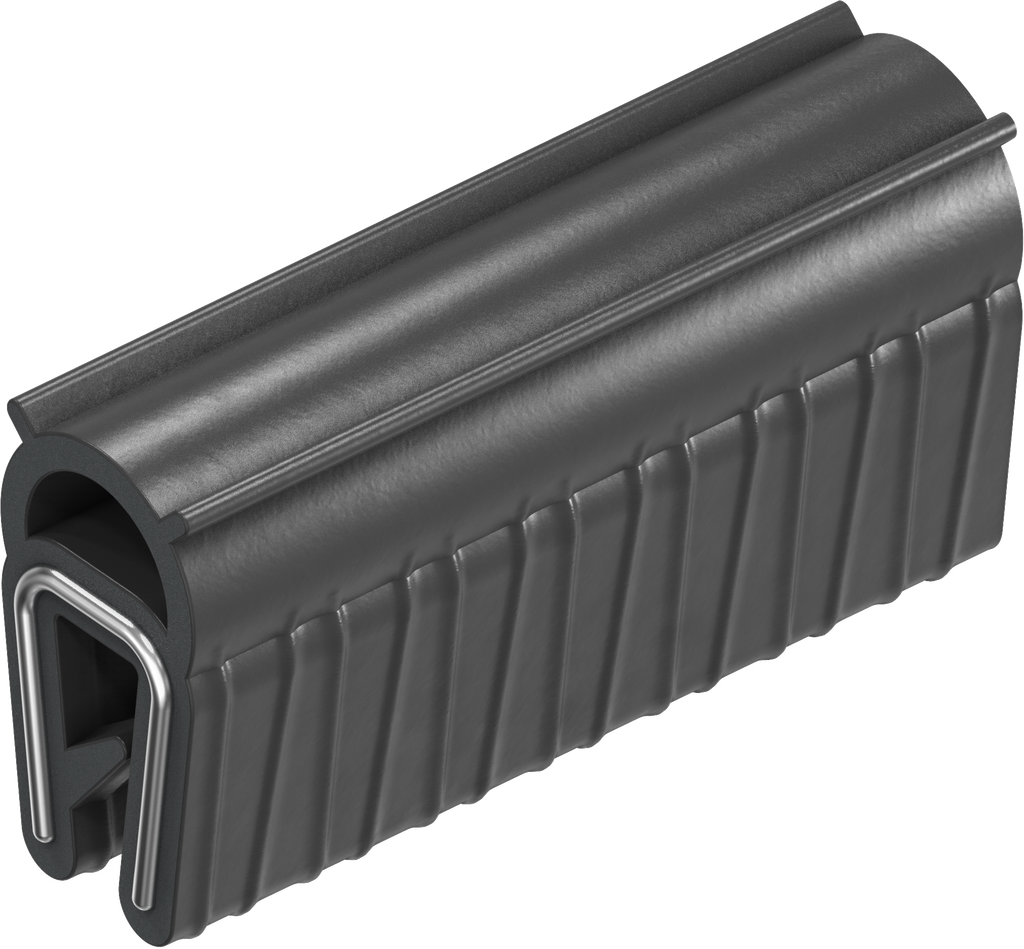 joint d'étanchéité à clipser, joint caoutchouc mousse NBR; joint pare brise NBR 60 ± 5 Shore A noir