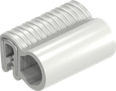 joint d'étanchéité en matériau ignifuge, silicone 75 ± 5 Shore A blanc pur