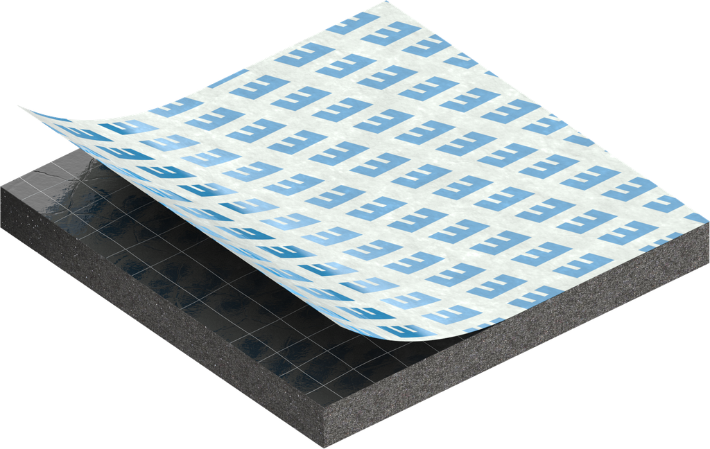 Zellgummi 3 x 30 mm, EPDM schwarz dehnungsfrei und selbstklebende Montagehilfe
