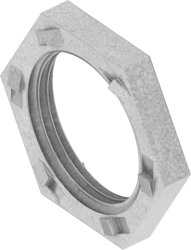 Dado per messa a terra M16x1 per programma 1022, acciaio zincato