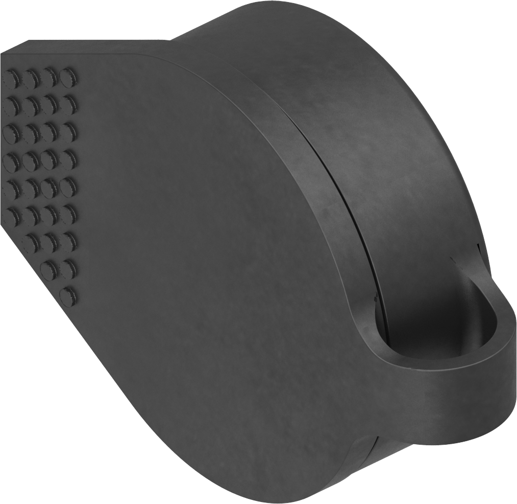 Coperchio antipolvere, polietilene nero