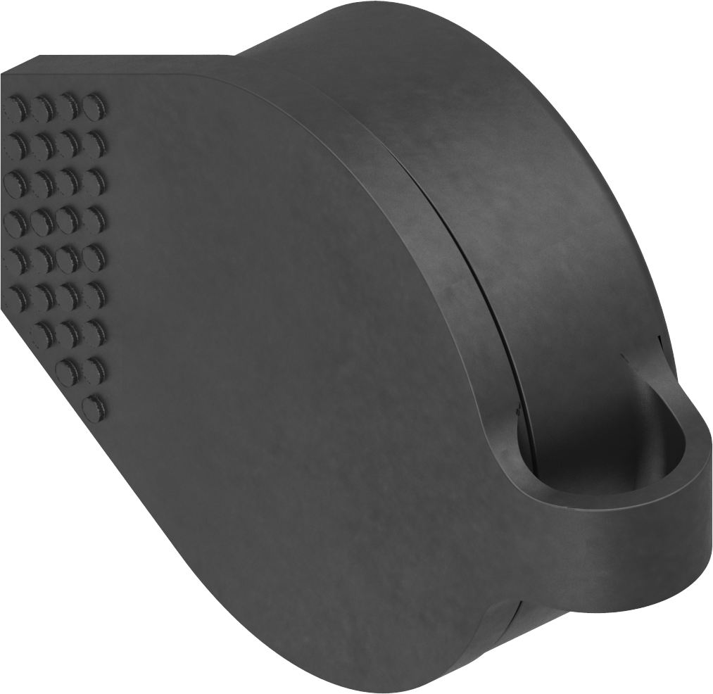 Coperchio antipolvere, polietilene nero