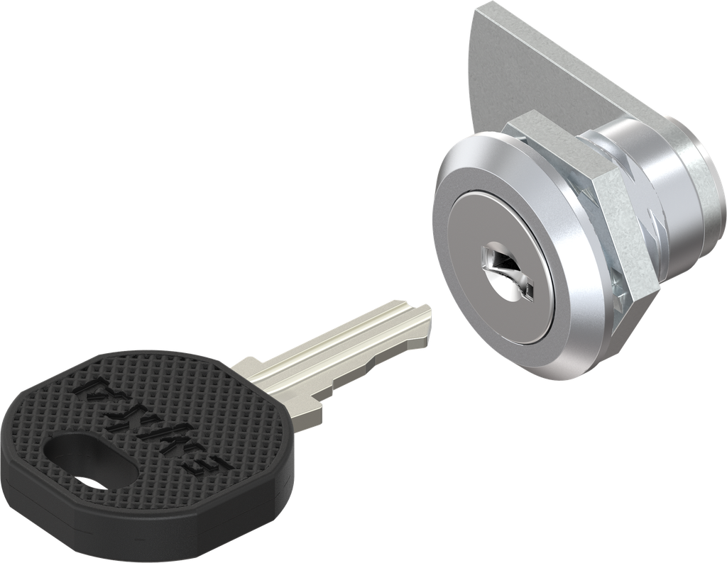 Zylinder-Vorreiber Schließung 2233X, GD-Zn verchromt