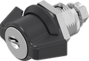 quart de tour papillon clé 2233X, zamak époxy noir