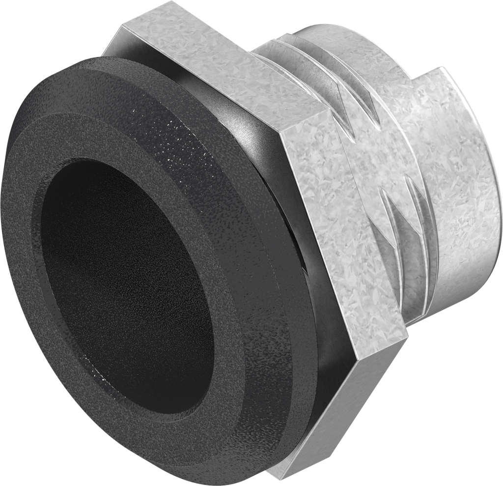 Housing, Zinc die black powder-coated