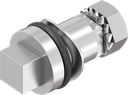 Inserto cuadradillo 6, acero inoxidable AISI 303