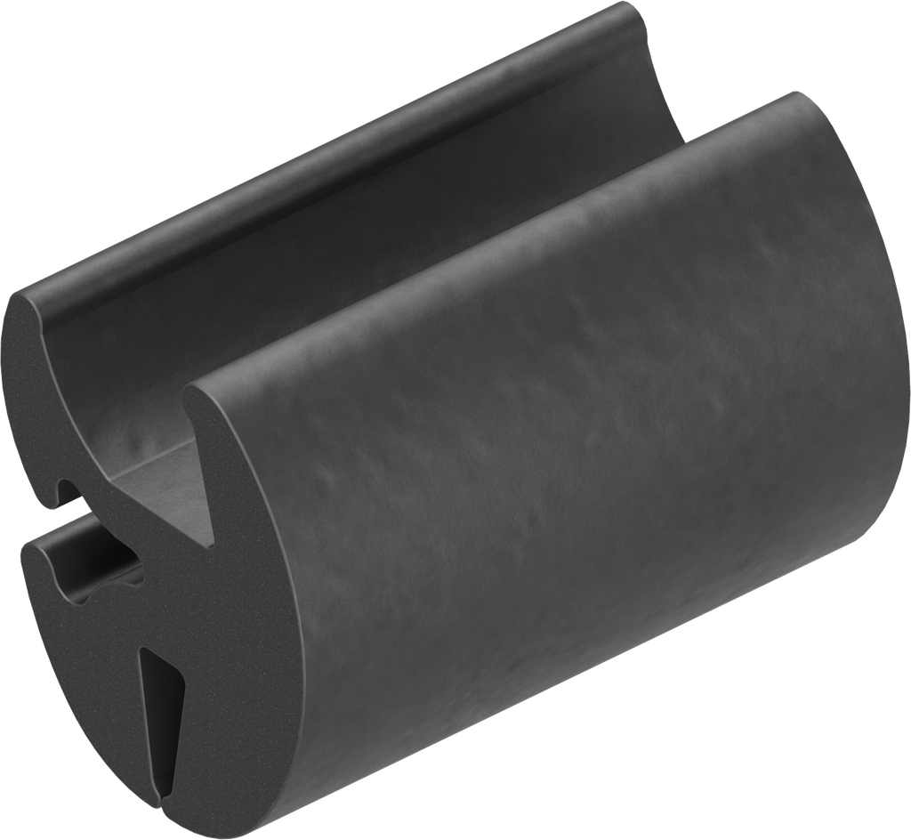 Profilo di bloccaggio, EPDM 75 ± 5 Shore A nero