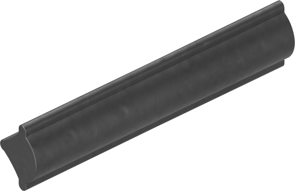 Gomma di bloccaggio per profilo per vetro, EPDM 85 ± 5 Shore A nero