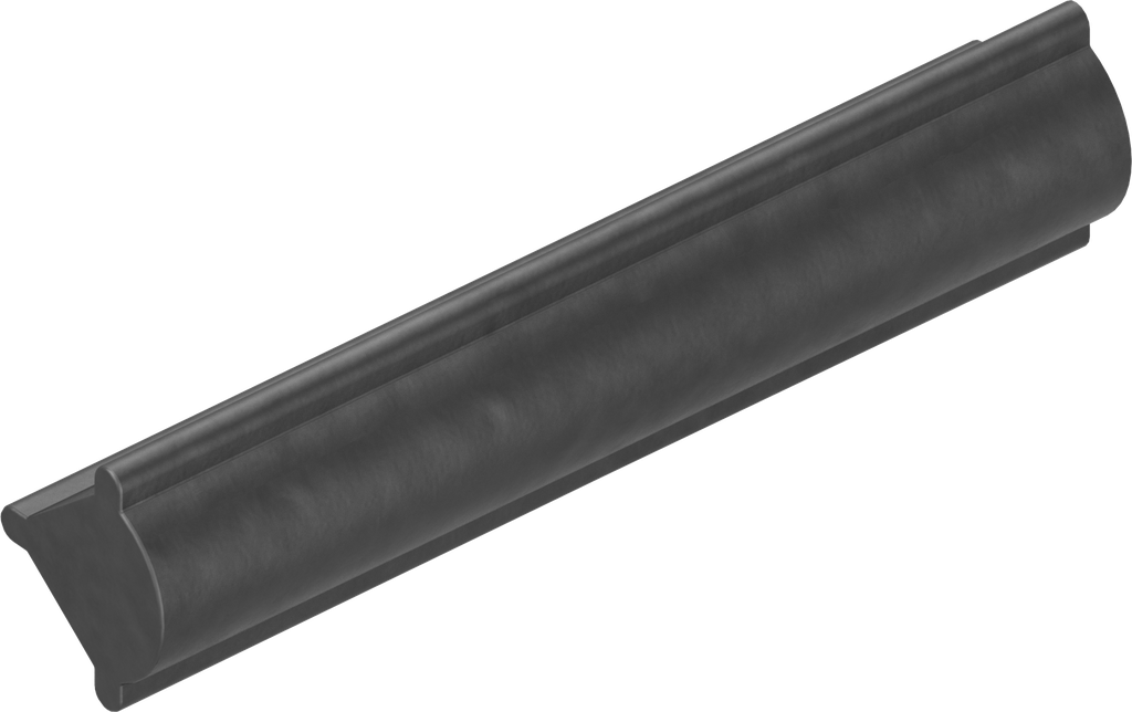 Gomma di bloccaggio per profilo per vetro, EPDM 85 ± 5 Shore A nero