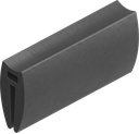 Sealing profile, EPDM 55 Shore A black