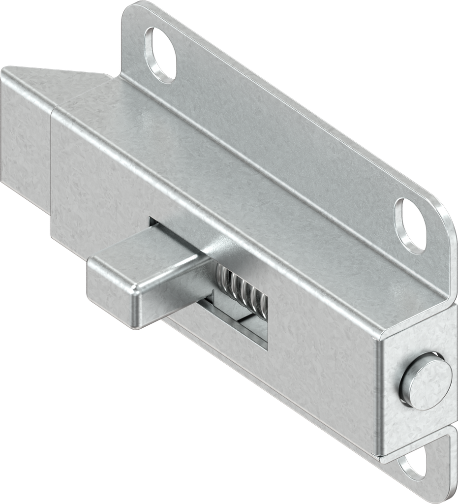 Pestillo de resbalón, atornillable, acero galvanizado