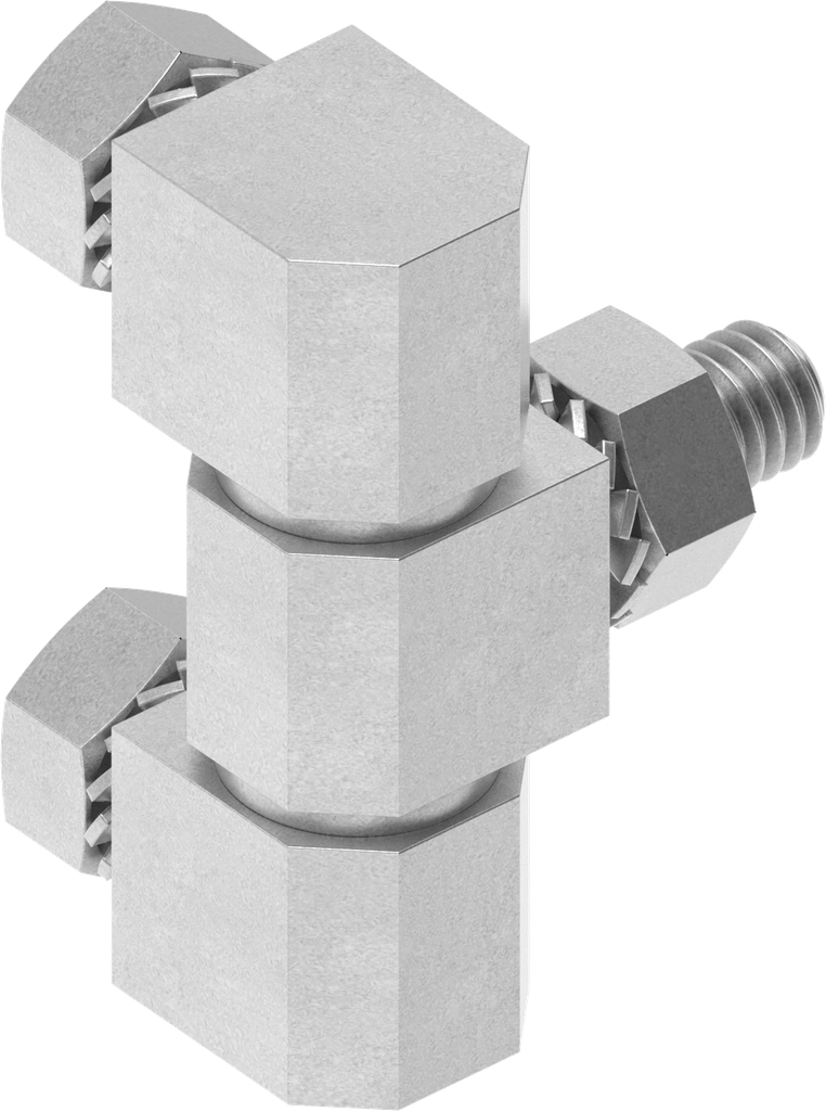 180° Hinge, Steel zinc-plated