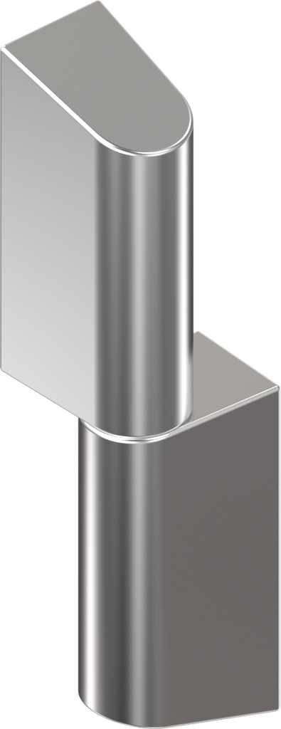 charnière 180°, inox AISI 316