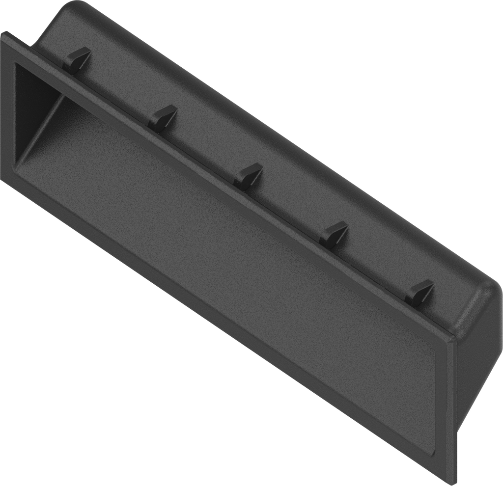 Tirador para Ts = 0,8 - 1,2 mm, poliamida GF negro