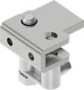 Pressure fitting with weld on bracket, Steel