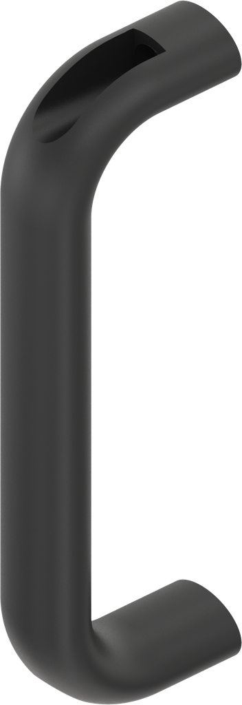 Handgreep, Aluminium zwart plastic gecoat