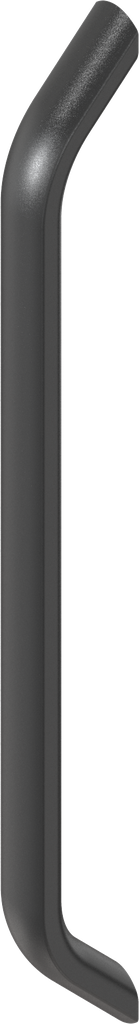 Asa para máquina, aluminio revestido con plástico negro