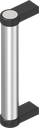 Asa en forma de tubo, aluminio anodizado