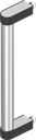 Asa en forma de tubo, aluminio anodizado