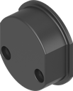 Kapje geschuimd, polyamide GF zwart