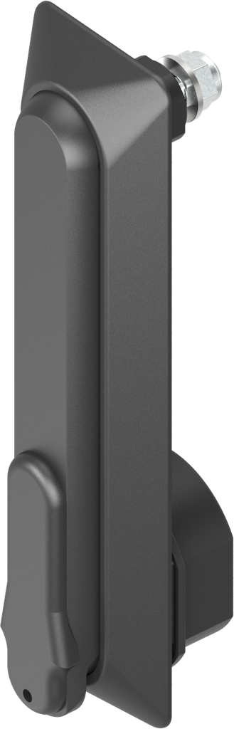 Zwenkgreep "lang" voor profiel-halfcilinder 40 mm (A = 30 mm), Zamak en polyamide GV zwart