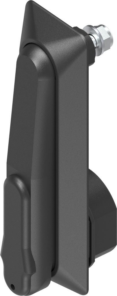 poignée escamotable « courte » pour demi-cylindre 45 mm (A = 35 mm), polyamide GF noir