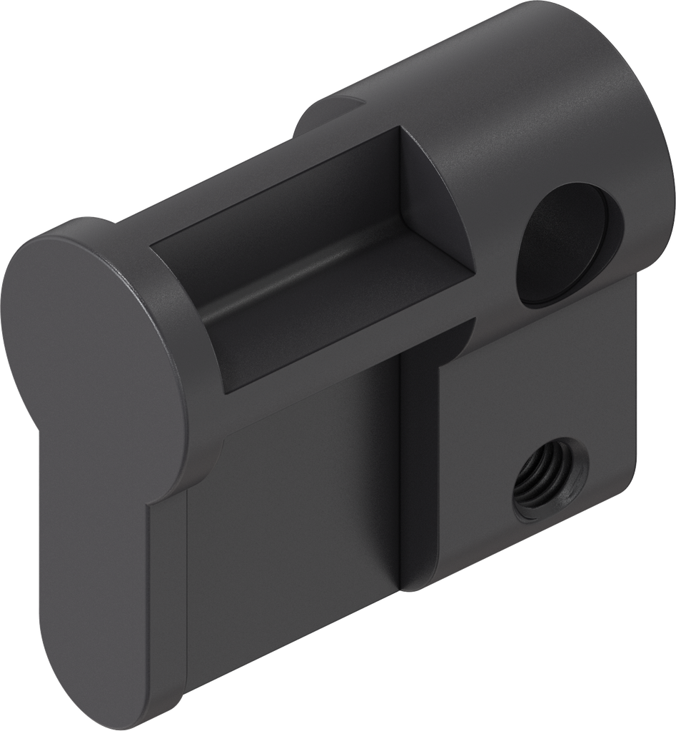 Blindstop, polyamide GF zwart