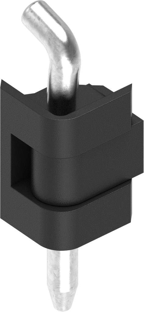 180° Scharnier, Zamak zwart gepoedercoat