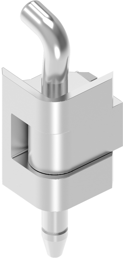 Bisagra 180°, acero inoxidable AISI 316