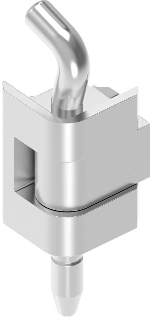 Cerniera 180°, acciaio inox AISI 316