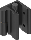 180° Scharnier, Zamak zwart gepoedercoat
