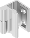 Cerniera 180°, acciaio inox AISI 316