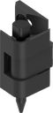 charnière 180°, polyamide GF noir