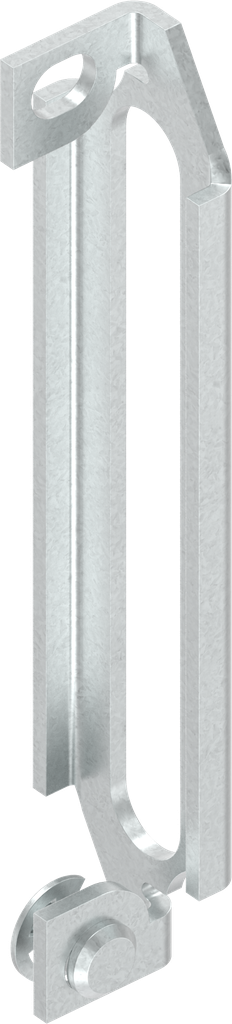 raccord pour emplacement étroit, acier zingué