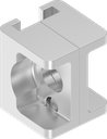 Guida per asta piatta 3x14, acciaio inox AISI 316