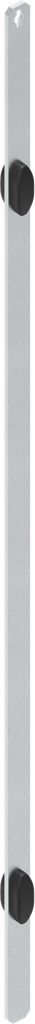 tringle plate à pastille, acier zingué