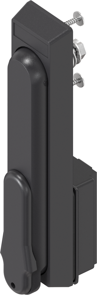 Zwenkgreep voor profiel-halfcilinder 40 mm (A = 30 mm), polyamide GF zwart