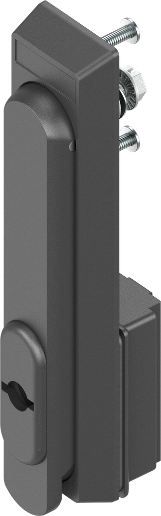 Zwenkgreep met bediening dubbelbaard 3, polyamide GF zwart