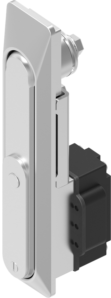Maneta giratoria 1154 con RC2 para cilindro perfilado 40 mm (A = 30 mm), acero inoxidable AISI 316