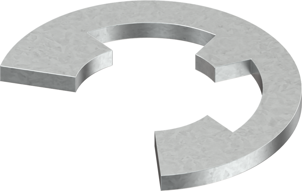 Arandela de seguridad 8, acero galvanizado