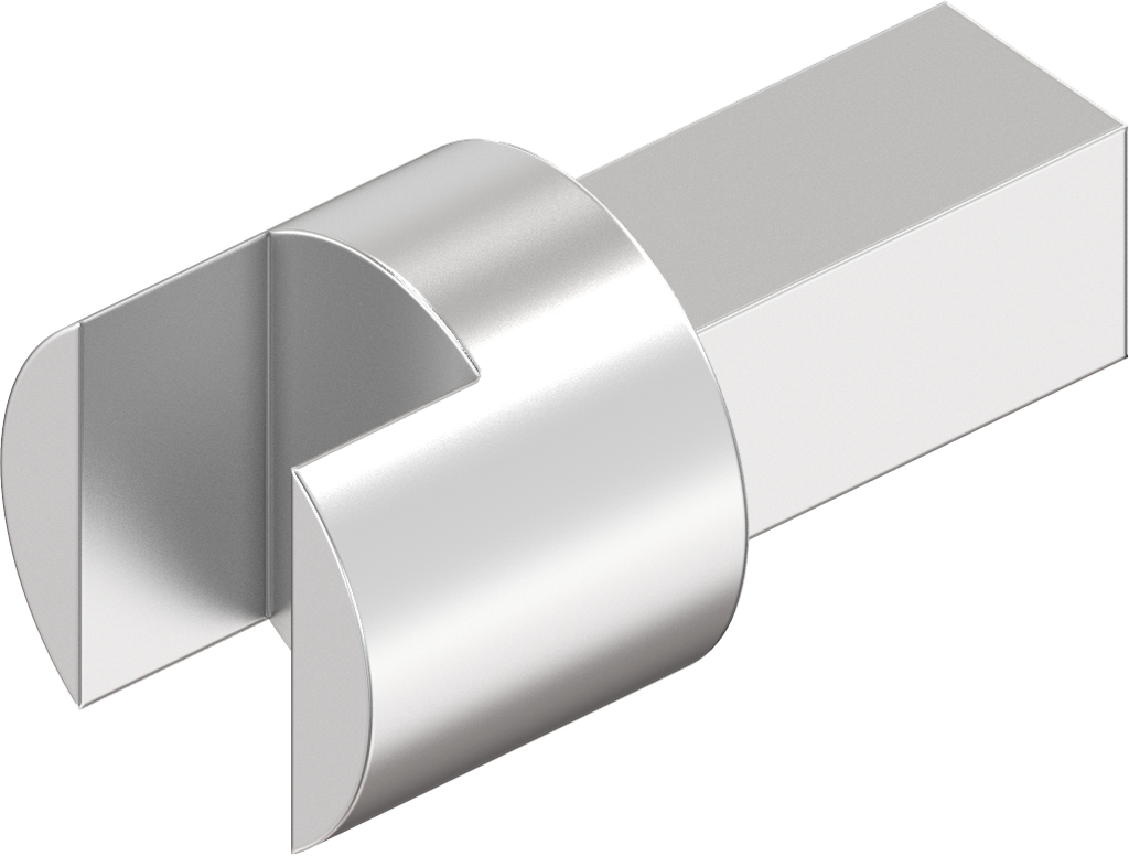 Adapter voor Agent E voor meubeldeuren, RVS 303