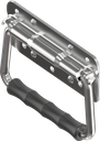 Klappgriff mit Torsionsfeder, Edelstahl AISI 304